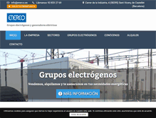Tablet Screenshot of enerco.es